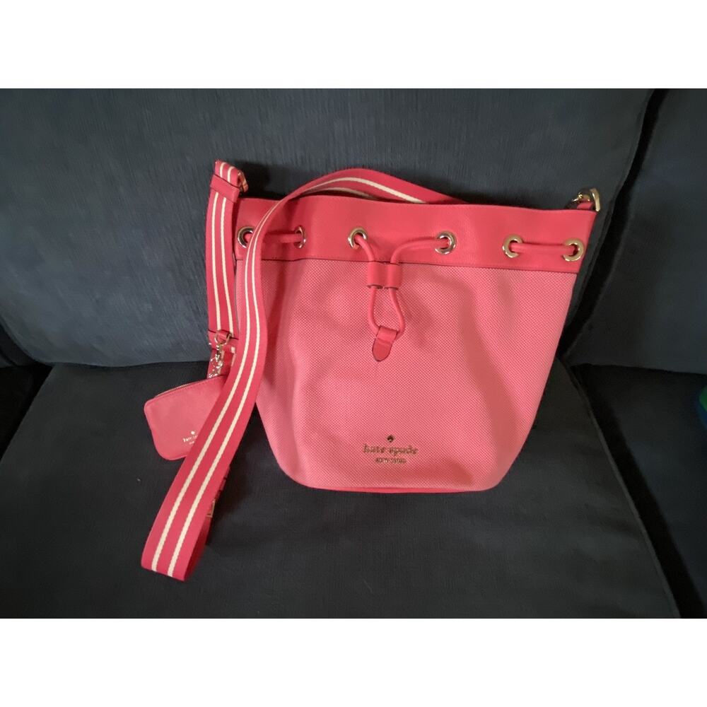 Kate Spade New York Rosie Canvas Bucket Bag In Pink Peppercorn SPRING & SUMMER